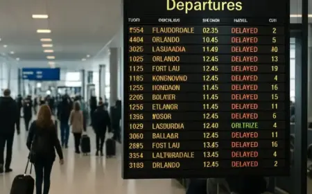 Airports Suffer Major Delays: Fort Lauderdale, Orlando, LaGuardia Affected