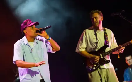 Loyle Carner and Jordan Rakei Perform with Tom Misch at London KOKO