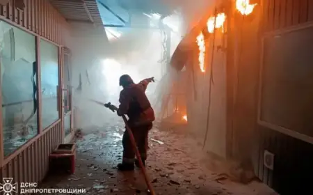 Russian Drone Strike on Ukrainian Market Leaves Five Dead, Officials Report