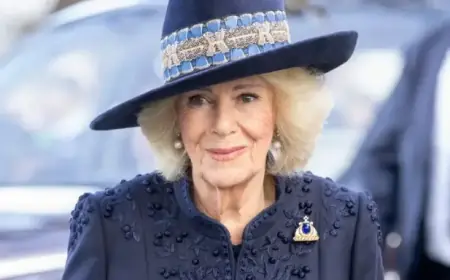 Queen Camilla Unveils Enigmatic Brooch During Maundy Thursday Service