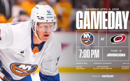 Islanders Face Hurricanes: Game Preview