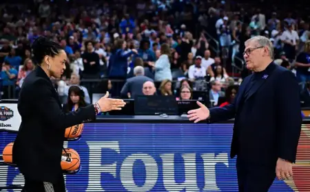 Hurley Supports Geno Auriemma After Handshake Dispute with Dawn Staley