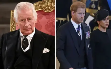 King Charles Reacts to Harry and Meghan’s Shocking Plan on Queen’s Death Day