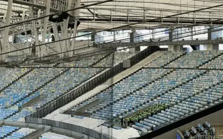 Maracanã Debuts New Screen During Urubu vs. Santos Match