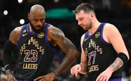LeBron James Steers Lakers in Absence of Doncic and Reaves