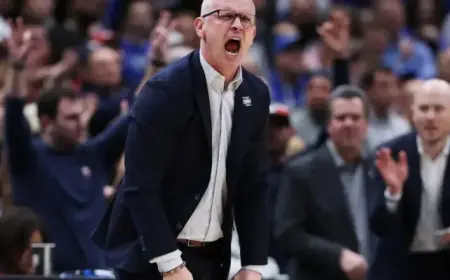 UConn’s Dan Hurley Praises Dusty May and Michigan Basketball