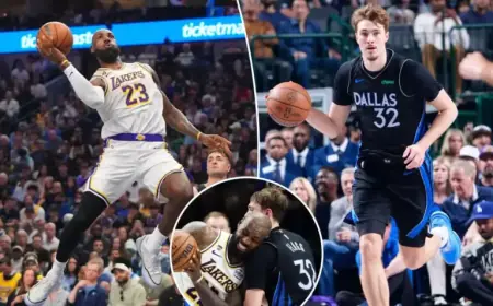 LeBron James, Lakers Struggle Against Flagg’s Mavericks in Post-Injury Return