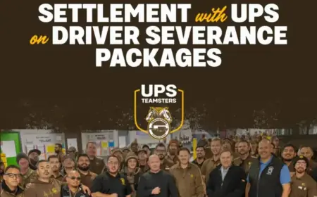Teamsters Secure Comprehensive UPS Settlement on Driver Severance Packages