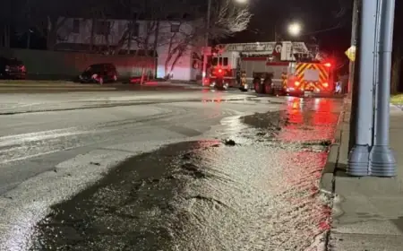 Cleveland’s South Collinwood Hit by Water Main Break
