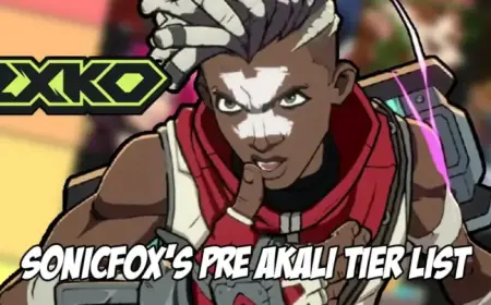 SonicFox Unveils Final 2XKO Tier List Pre-Akali Addition
