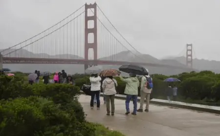 Bay Area Rain and Sierra Nevada Snow Arrive with Cold Front
