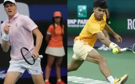 Sinner Closes Gap on Alcaraz in Latest ATP Rankings Shift