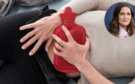 Drew Barrymore Shares Easy Solution for Relatable Menopause Bloating