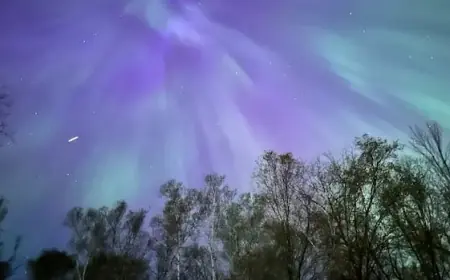 Aurora Viewing in Southern Canada Diminishes with Decreasing Solar Activity