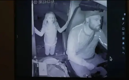 “FedEx Van Image Reveals 7-Year-Old Athena Strand Before Tragic Murder”