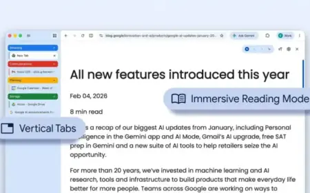 Google Enhances Chrome with Vertical Tabs and Enhanced Reading Mode