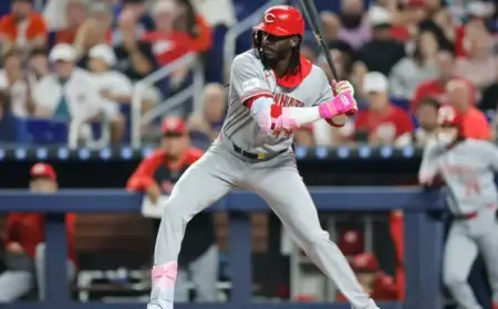Reds Secure Fifth Consecutive Win with Late Rally Over Marlins
