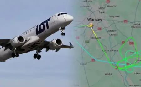 LOT Plane Struck by Lightning, Forced to Return to Warsaw