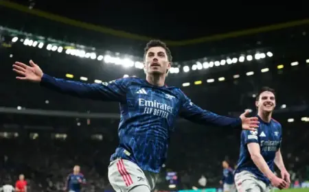 Havertz’s Late Goal Sends Arsenal Past Sporting Lisbon in Champions League