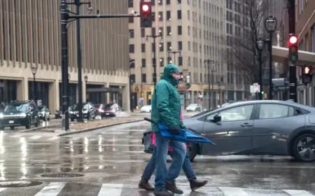 Milwaukee Braces for Mixed Rain and Snow as Wet Weather Continues