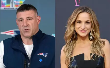 NFL Coach Mike Vrabel and Reporter Dianna Russini Address Hotel Hand-Holding Photos