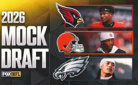 2026 NFL Mock Draft: Jeremiyah Love Drops; Ty Simpson’s New Team?