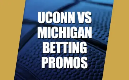 Top Sportsbook Bonuses for UConn vs. Michigan NCAAM Title Game Bets