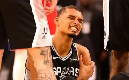 Wembanyama, Castle Sidelined Tonight Against Portland Due to Injuries