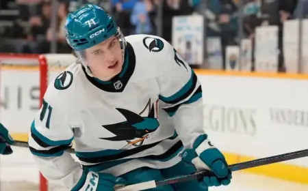 Celebrini Fuels Sharks’ Playoff Chase with Stellar 107-Point Season