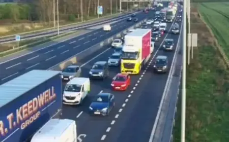 Traffic Disruptions: M6, M62, M60 Crash Causes Severe Delays