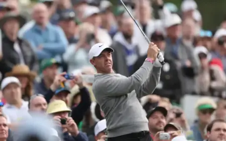 Masters Tee Times Announced for Rory McIlroy, Shane Lowry, and Full Field