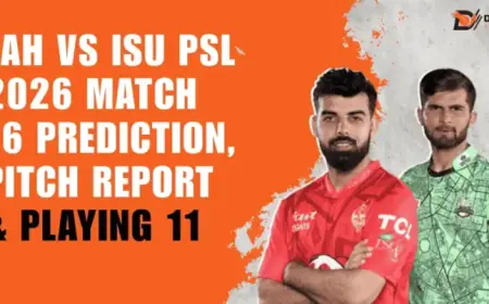 PSL 2026 Match 16: LAH vs ISU Prediction, Pitch Report, Playing XI
