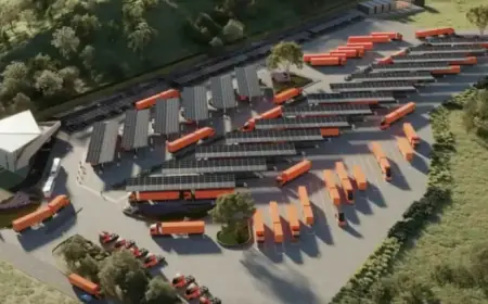 Australia’s Largest Electric Truck Depot Gains Momentum with Government Support