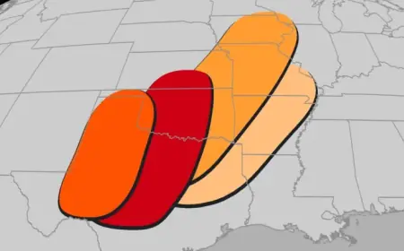 Tornado Threat Returns to Plains, Forecasted to Persist Beyond Weekend