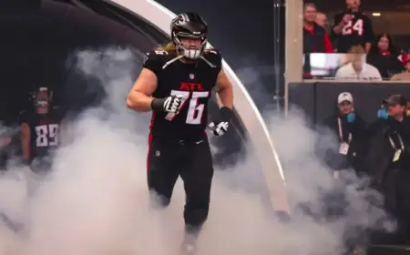 Falcons’ Right Tackle Kaleb McGary Announces Retirement