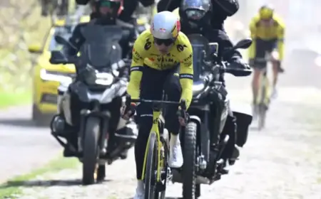 UCI Enforces Last-Minute Ban on Visma’s Tyre System, Sparking Team Outrage