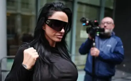 Katie Price Receives Seventh Driving Ban for 80mph Speeding Violation