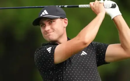 Ludvig Åberg Heats Up Ahead of Masters Championship