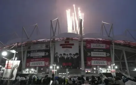 BTS Kicks Off Global Tour in South Korea, Attracting Thousands of Fans