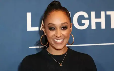Tia Mowry Stuns Instagram with Bold Black Lingerie Ensemble