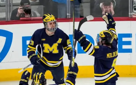 Michigan Hockey vs Denver in Frozen Four: Predictions, Odds, Time, TV Guide