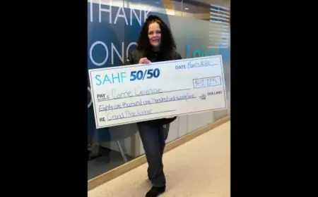 50/50 Raffle Winner Astonished by Her Incredible Luck