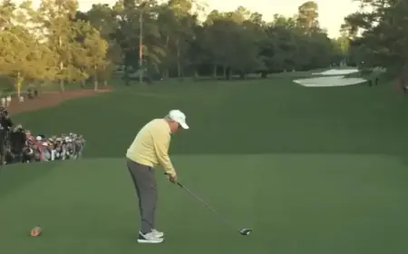 Jack Nicklaus Quips About Viral Masters Tee Shot