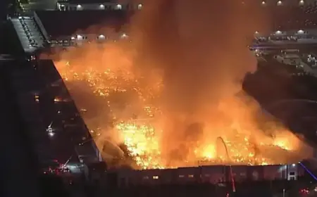 Ontario Warehouse Fire: Suspect Faces Multiple Felony Arson Charges