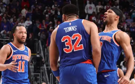 Karl-Anthony Towns Praises Josh Hart’s Clutch Three-Point Shooting Skills