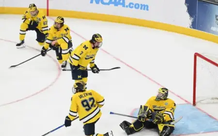 Denver Eliminates Michigan in Double Overtime Thriller at Frozen Four
