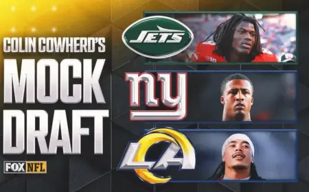 Colin Cowherd’s 2026 NFL Mock Draft: Mahomes, Jackson Gain Key Support