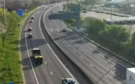 Car Accident Shuts Down M621 After Woman Struck