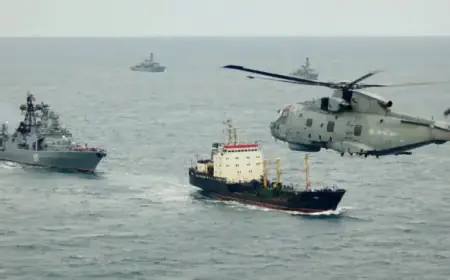 Royal Navy Tracks Shadow Fleet as Russian Escort Hinders Boarding