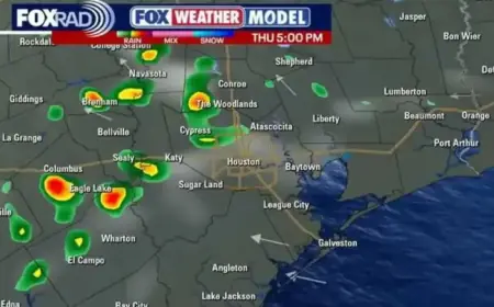 Houston Forecast: Expect Rain Throughout the Week